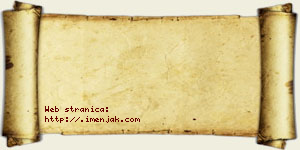 Jana Šeperković vizit kartica